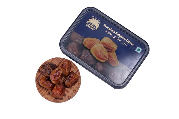 Premium Sukkary Dates – Naturally Sweet & Crisp (500g Box)